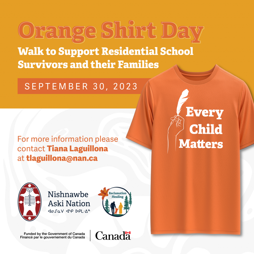 Orange Shirt Day - Nishnawbe Aski Nation